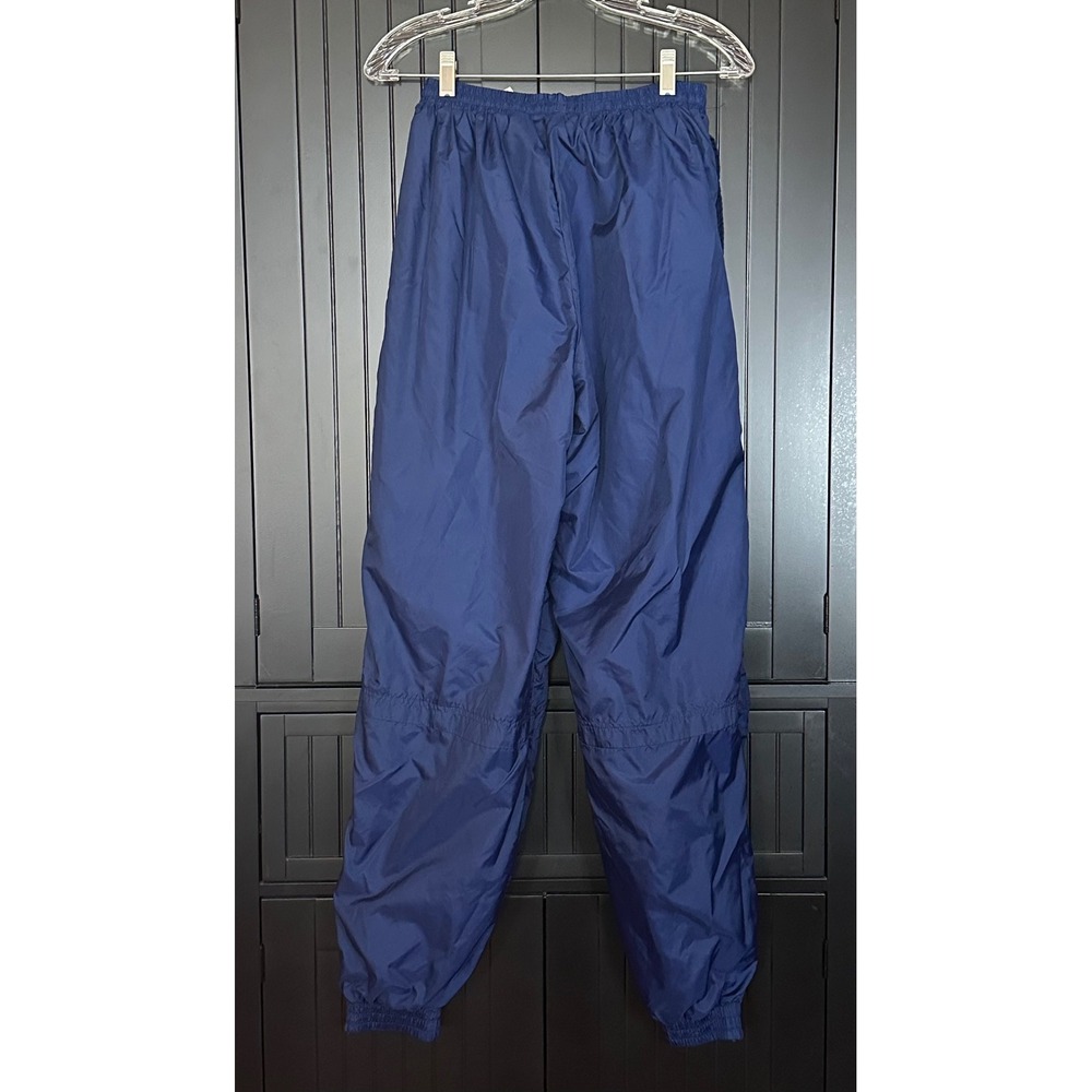 Nike Vintage Windbreaker Track Pants Large Navy Embroidered Swoosh Y2K Retro
